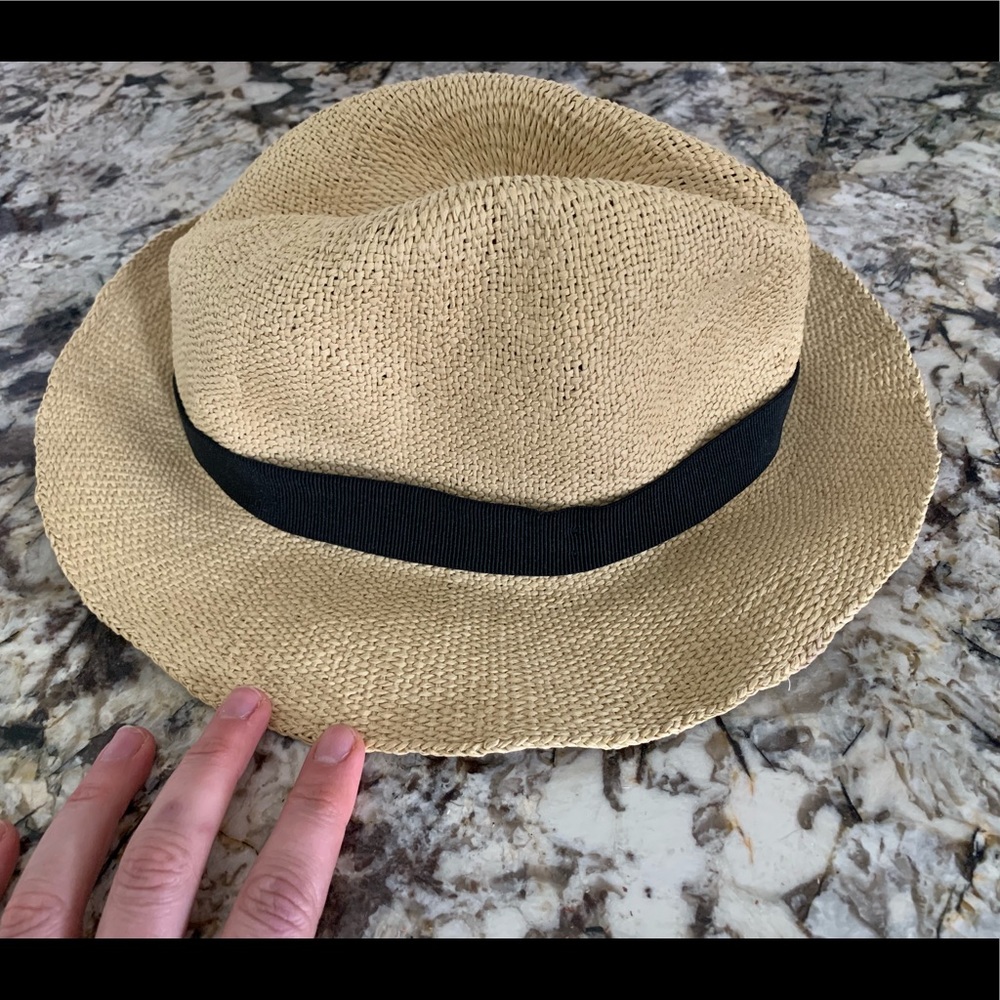J Crew Packable Straw Panama Hat